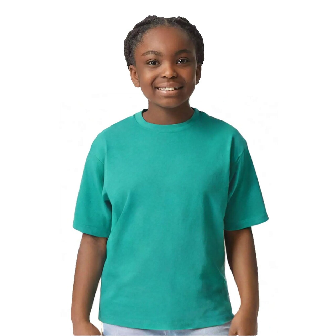 Gildan® Ultra Cotton Classic Fit Youth Crewneck Short Sleeve T-Shirt For Kids Everyday Wear